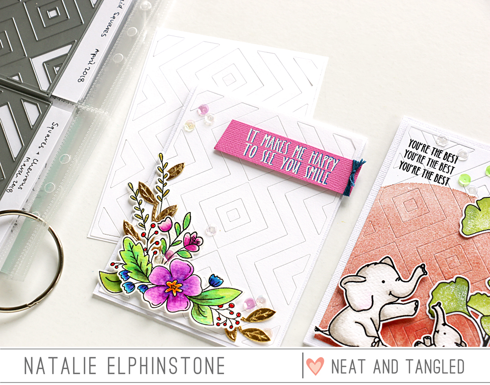 7 Ways to Use Cover Plate Dies with Natalie VIDEO Neat and Tangled