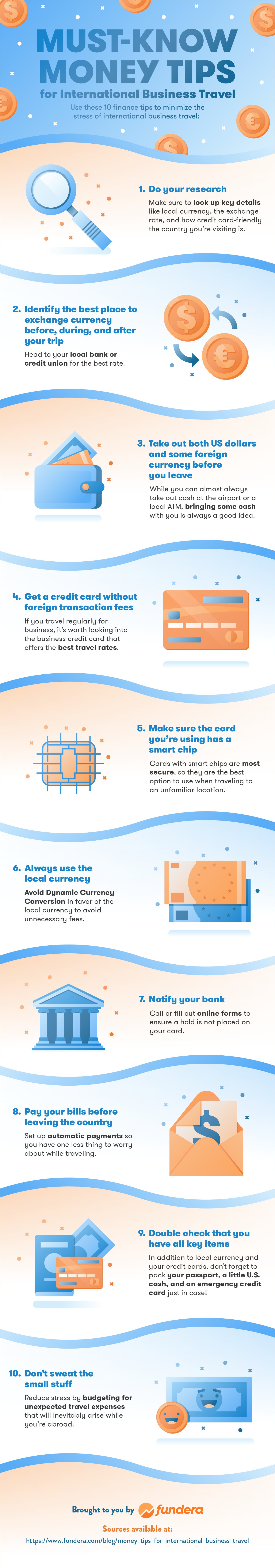 Where to Exchange Currency and Other Must-Know Money Tips for International Business Travelers - #infographic
