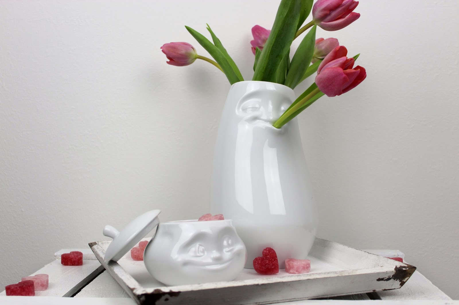 DIY Zuckerherzen in rosa selber machen / Süßes Geschenk zum ...