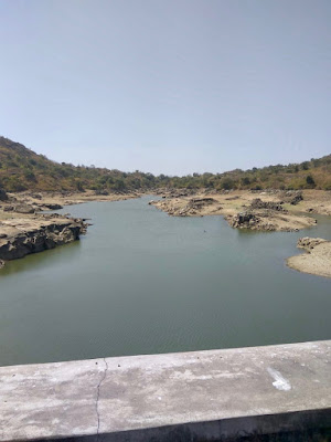 "Lower Khodra Dam,looking bleak water level has dropped."