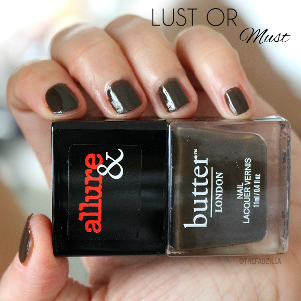 allure and butter london arm candy nail polish collection, swatch, review, giveaway, fall 2015 nail polish collection, butter london arm candy lust or must swatch