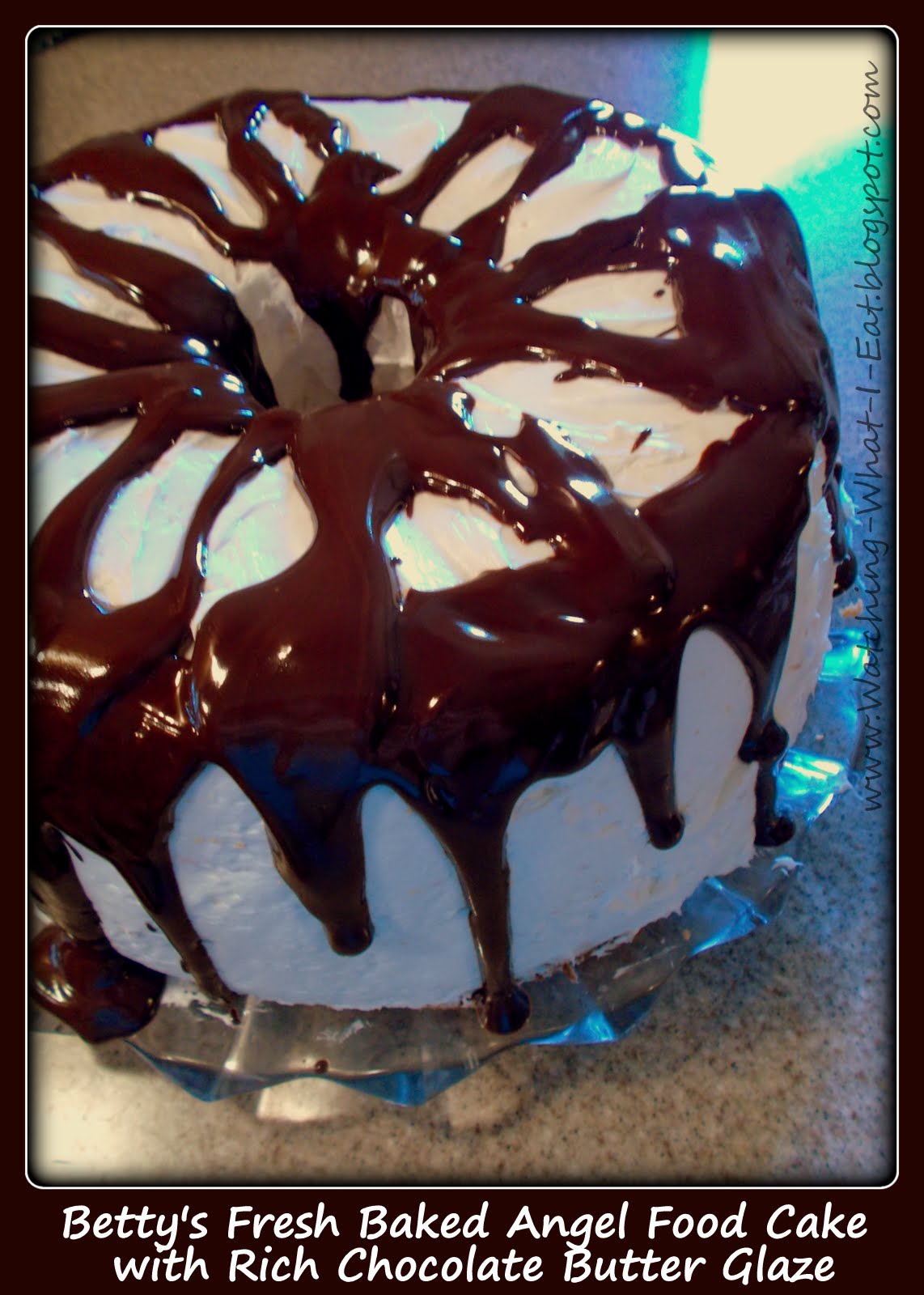 Watching What I Eat Betty's Fresh Baked Angel Food Cake with Rich