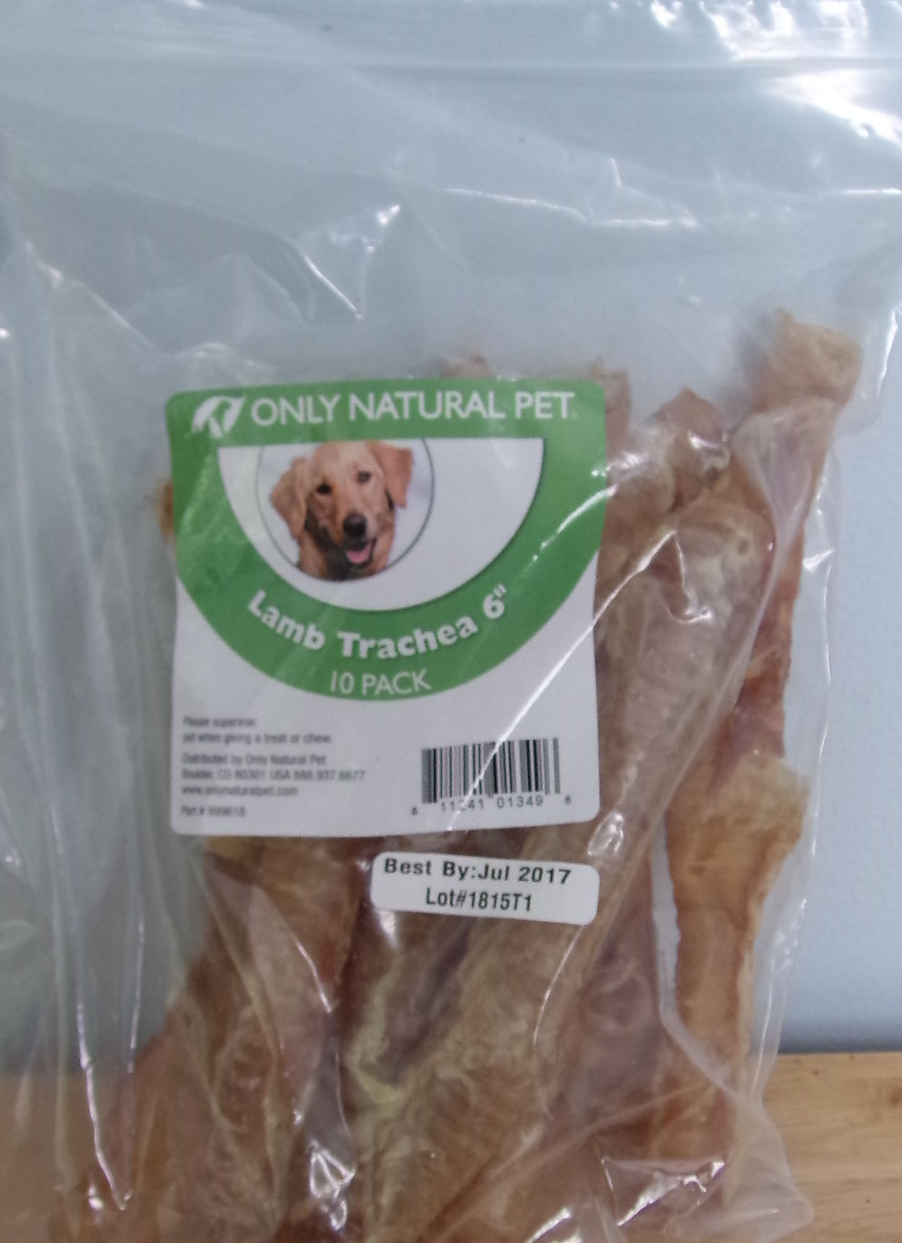 Dog Madness Only Natural Pet Lamb Trachea Dog Chews Helps Support Healthy Joints