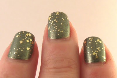Olive You and Gold Glitter