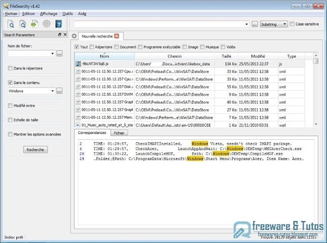 FileSearchy : un logiciel pratique pour chercher rapidement ses fichiers