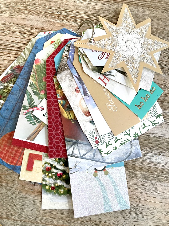 Recycle Old Christmas Cards to Use Next Christmas! Homeroad