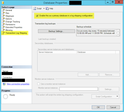 SQL Server DBA: SQL Server - Log Shipping Overview