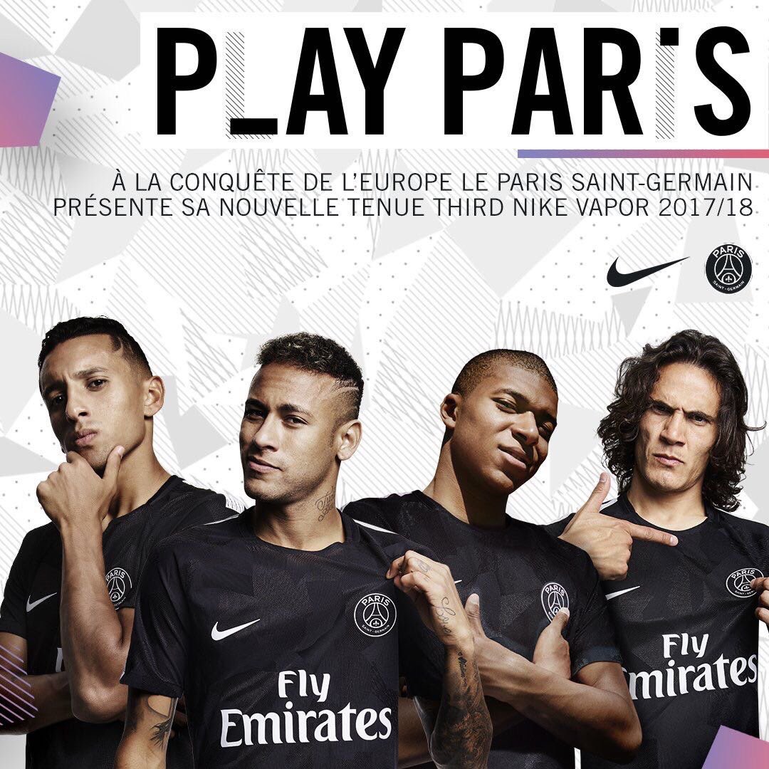 Rommelig Federaal Identificeren Paris Saint-Germain 17-18 Third Kit Released - Footy Headlines