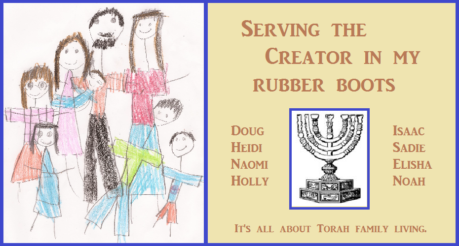 Serving the Creator in my rubber boots