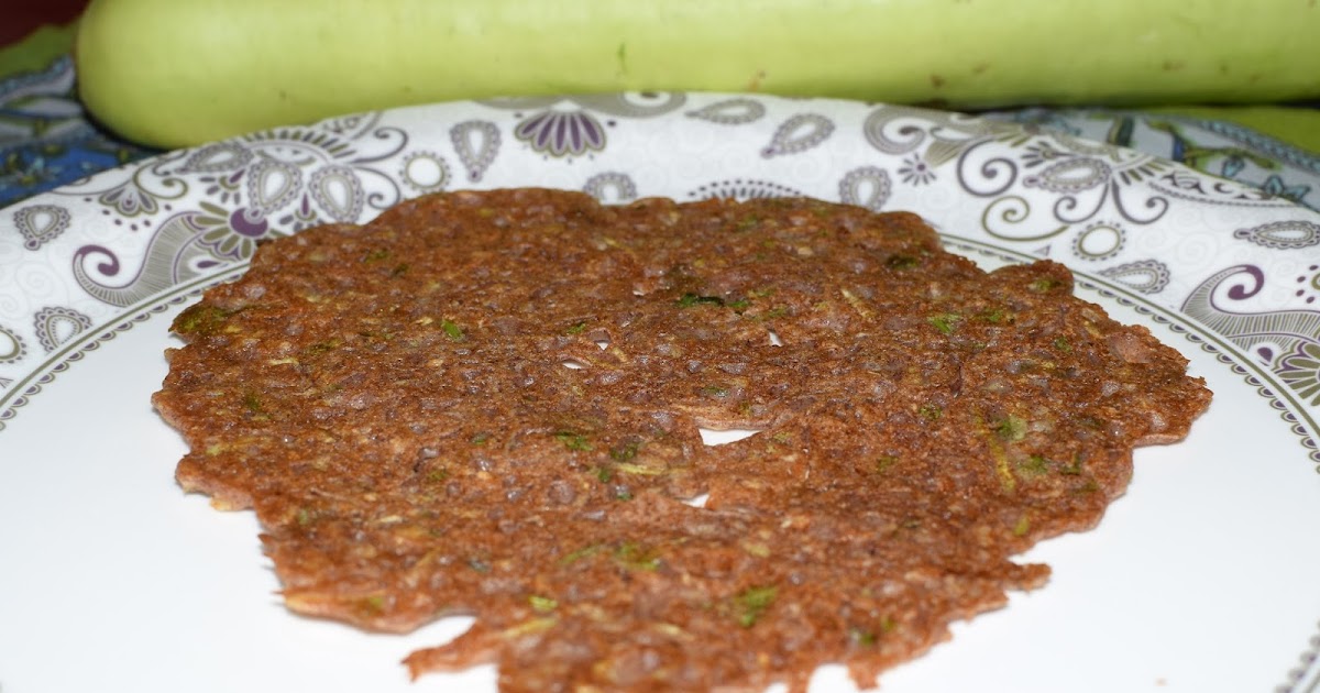 Bottle gourd Ragi Dosa