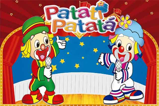 Painel decoração do Patatí Patatá Painel decoração do Patatí Patatá