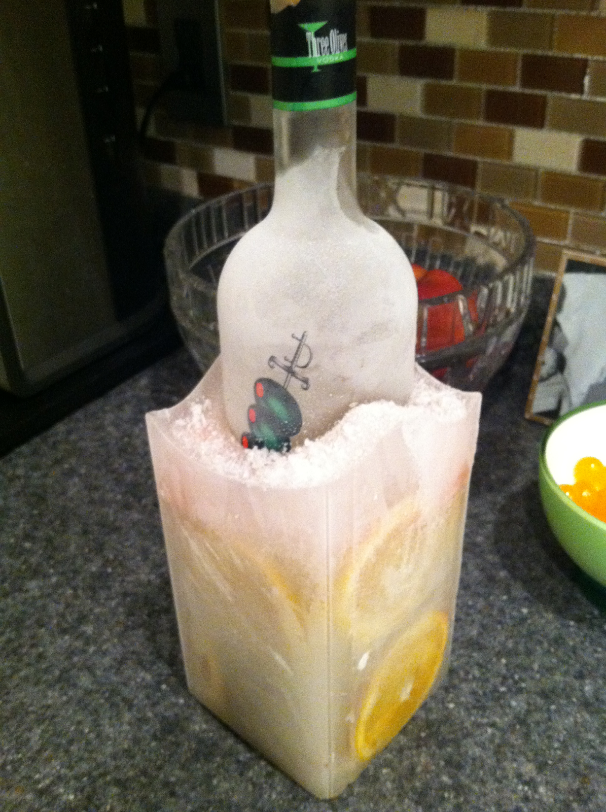 HOME FOOD GARDEN Did You Ever Make An Ice Block Around a Bottle of