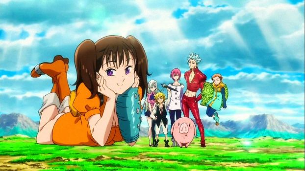 Onde estão os 7 pecados capitais nesse novo anime de nanatsu no