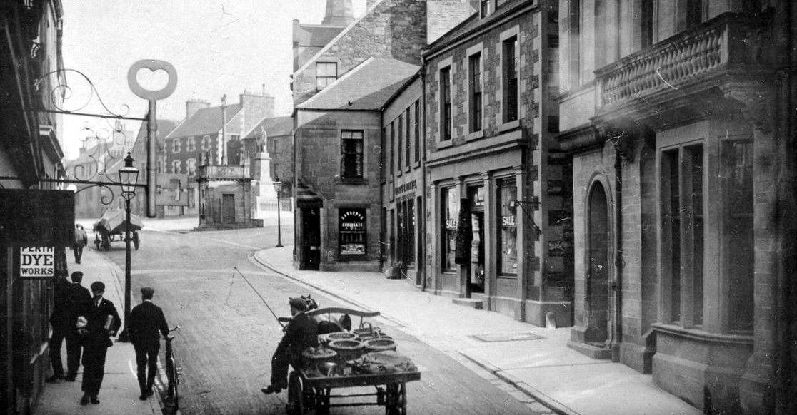Tour Scotland Old Photographs West Port Street Selkirk Scotland