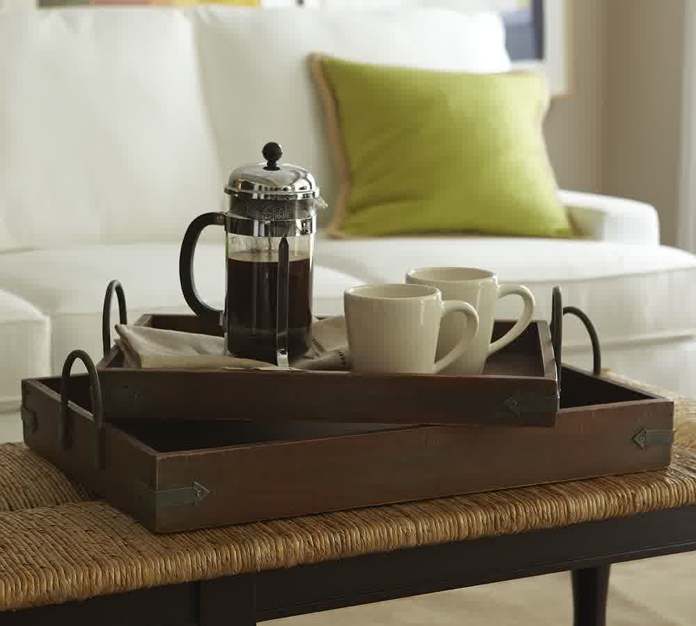 Simple Coffee Table Trays that Make Your Living Room Looks Exotic Luhomes