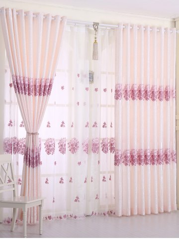 cortinas rosadas