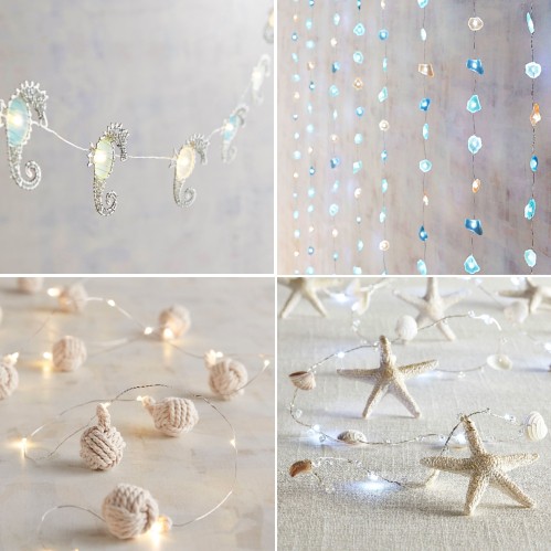Coastal Beach Theme String Lights