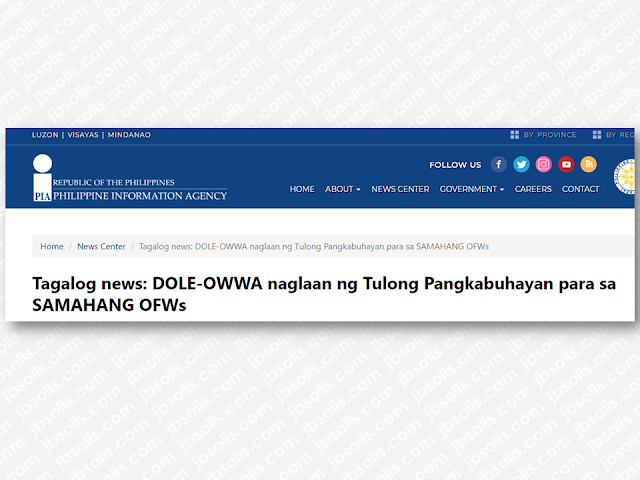 This is filed under the category of owwa pangkabuhayan loan, owwa benefits loan, owwa cash assistance, owwa office, ofw loan owwa, owwa membership benefits, owwa business program for ofw, ofw loan in owwa, owwa cash loan,  The Overseas Workers Welfare Administration (OWWA)has welcomed the P300-million budget allocated by the Department of Labor and Employment (DOLE) for a livelihood program that is expected to benefit returning overseas Filipino workers (OFW).  DOLE, headed by Secretary Silvestre Bello III, has allocated P300 million as a livelihood support for OFW organizations through OWWA’s Tulong Pangkabuhayan sa Pag-unlad ng Samahang OFWs (Tulong Puso) program. Advertisement        Sponsored Links        It is a mechanism of DOLE-OWWA to urge OFW organizations or groups to put up new livelihood programs or businesses. Together with their partners like the Department of Trade and Industry (DTI) and Department of Agriculture (DA), they will conduct enterprise development training and other social preparation intervention to equip OFW groups all the vital skills and trainings to ensure high success rates of whatever project they want to start. Any interested DOLE, CDA  accredited or SEC-registered OFW groups may submit their project proposal together with the required documents at any of the 17 OWWA Regional Welfare Offices for evaluation.  *For the complete list of the needed requirements, click here.  DOLE believe that the Tulong PUSO program could convince the OFW organizations to start a productive endeavor for the good of every OFWs and their family as the community benefit as well.   This is filed under the category of owwa pangkabuhayan loan, owwa benefits loan, owwa cash assistance, owwa office, ofw loan owwa, owwa membership benefits, owwa business program for ofw, ofw loan in owwa, owwa cash loan, READ MORE:  Find Out Which Country Has The Fastest Internet Speed Using This Interactive Map     Find Out Which Is The Best Broadband Connection In The Philippines   Best Free Video Calling/Messaging Apps Of 2018    Modern Immigration Electronic Gates Now At NAIA    ASEAN Promotes People Mobility Across The Region    You Too Can Earn As Much As P131K From SSS Flexi Fund Investment    Survey: 8 Out of 10 OFWS Are Not Saving Their Money For Retirement    Can A Virgin Birth Be Possible At This Millennial Age?    Dubai OFW Lost His Dreams To A Scammer    Support And Protection Of The OFWs, Still PRRD's Priority