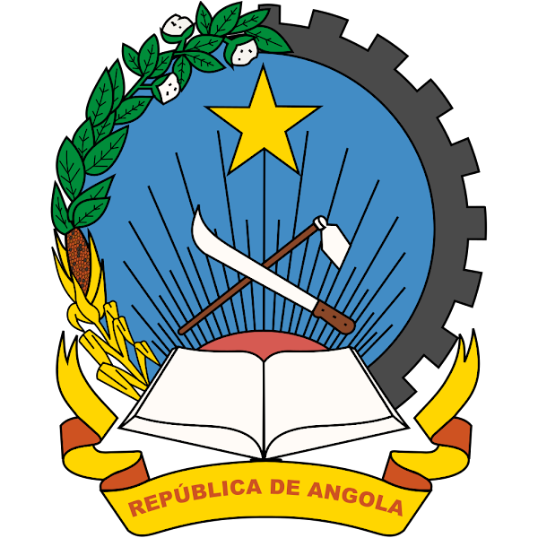 Logo Gambar Lambang Simbol Negara Angola PNG JPG ukuran 600 px
