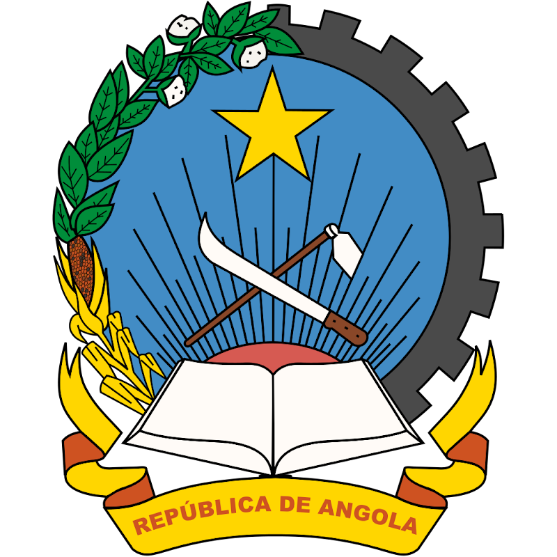 Logo Gambar Lambang Simbol Negara Angola PNG JPG ukuran 800 px