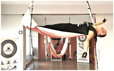 yoga, aeroyoga, yoga aerien,art, vie, valerie marie, stage, formation, enseignants, articles, presse, formation professionelle, professeur, hamac yoga, balancoire, suspension. gravity, sante, mise en forme, maigrir, sport, anti, age, fly, flying, yoga