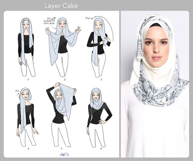 5+ Cara Pakai Tudung Bawal Macam Selendang 5+ Cara Pakai Tudung Bawal Macam Selendang