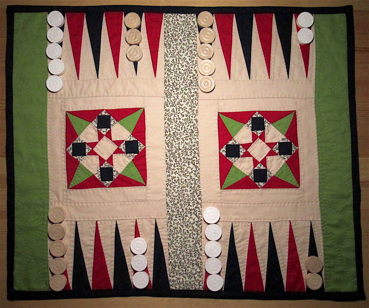 Lupinequilts Backgammon Quilt