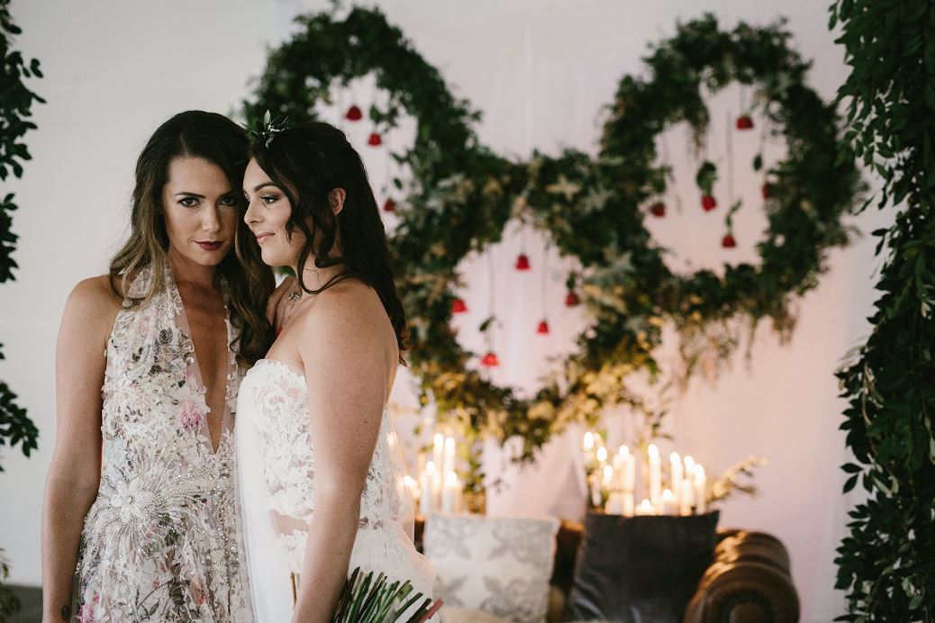 MILINA OPSENICA PHOTOGRAPHY | TO THE AISLE AUSTRALIA HELENA COUTURE DESIGNS | LOLAS WILDFLOWERS GOLD COAST SAME SEX WEDDINGS