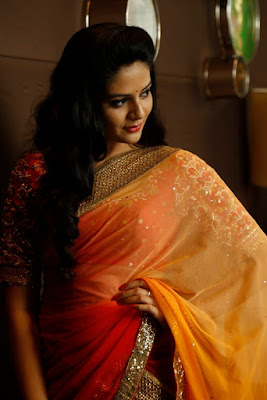 SriMukhi in Saree Photos