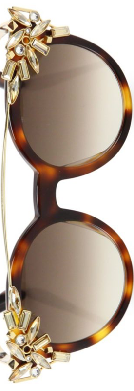 Jimmy Choo Vivy 51MM Crystal-Embellished Cats-Eye Sunglasses