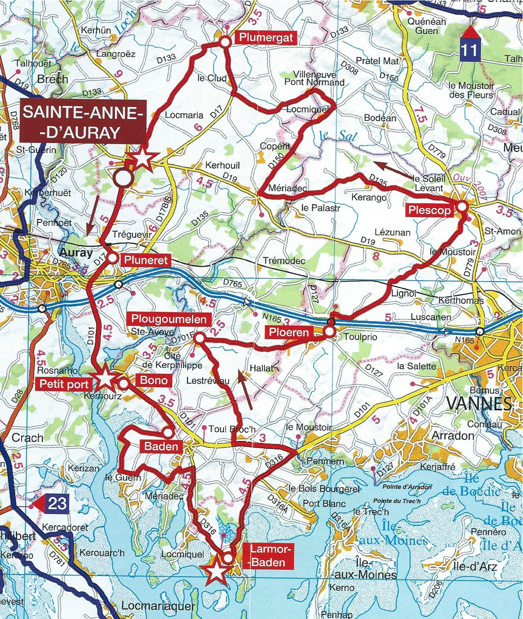 Vélo VTT avec Claude et MarieAnge LE MORBIHAN À VÉLO « ENTRE