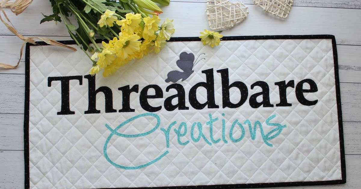 Threadbare Creations {Tutorial} Say It With Fabric Adding Lettering