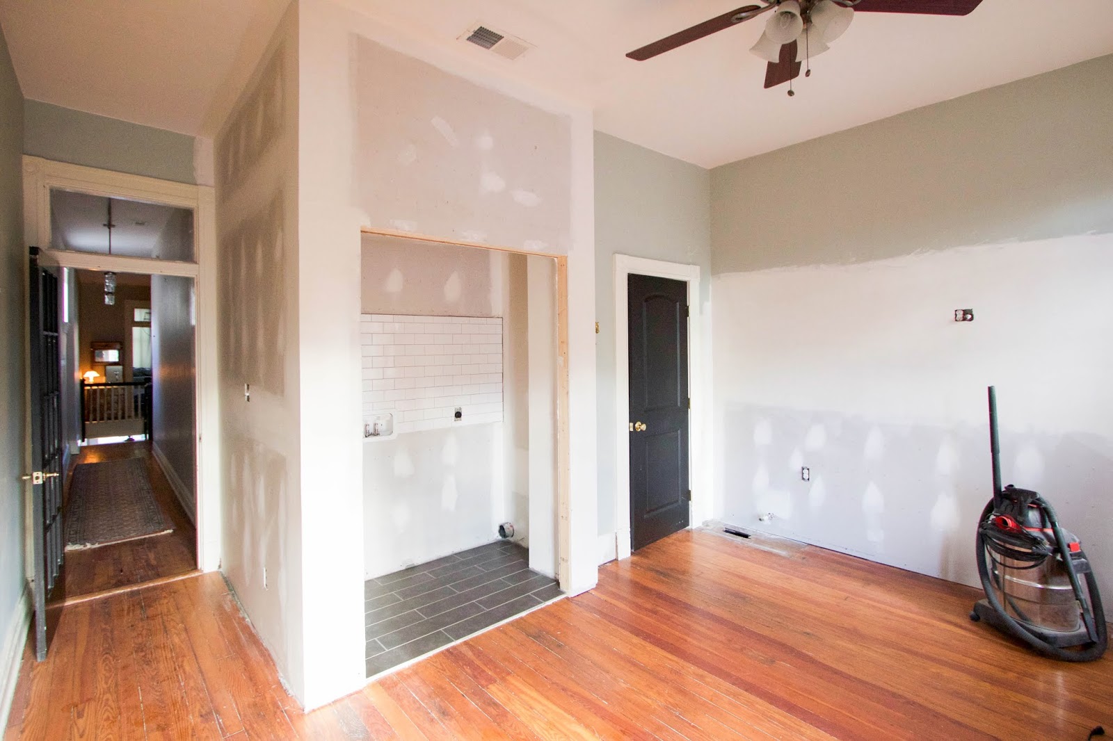 An Update Upstairs Laundry Room Progress 17 Apart