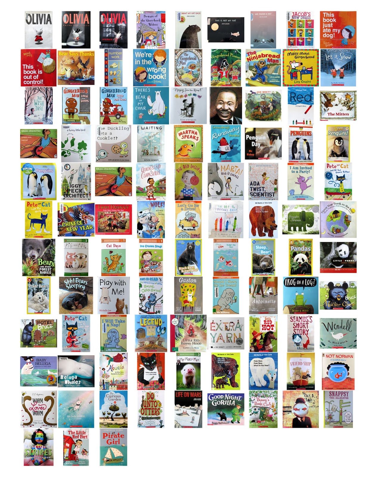 Ms. Kennedy: Kindergarten Room 4: Room 4 Read Aloud Books