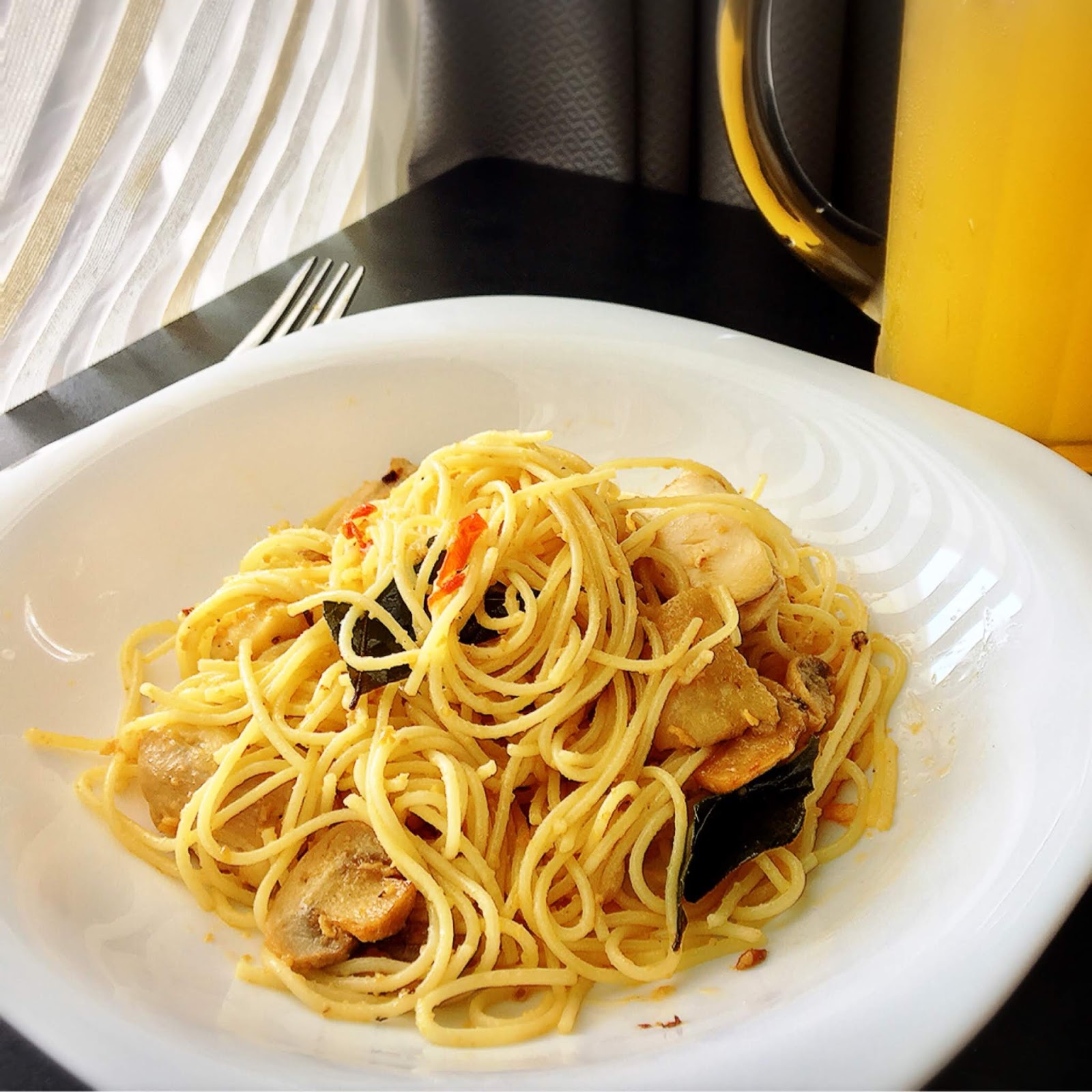 Salted Egg Chicken Pasta Recipe