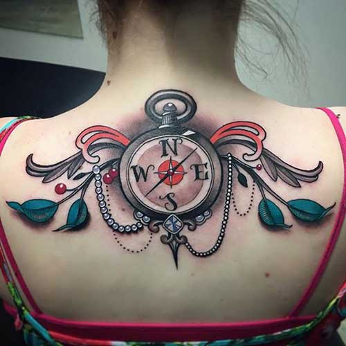old school compass tattoo old school compass tattoo