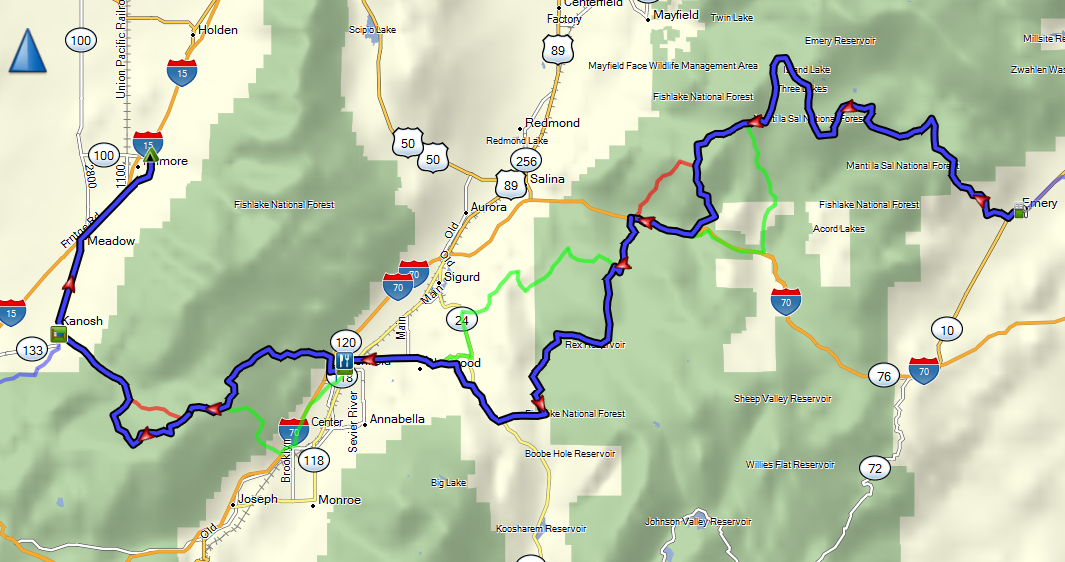 Trans America Trail CO & UT Day 8 Devils Canyon to Fillmore, Utah