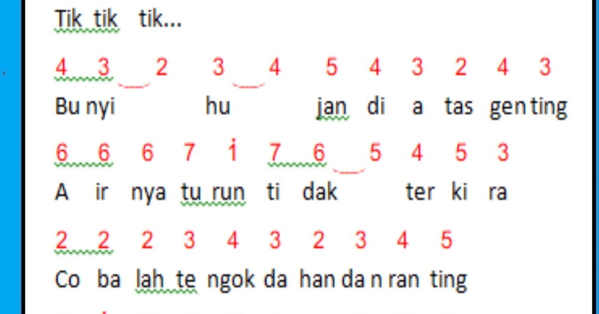 Get Birama Dari Lagu Tik Tik Bunyi Hujan Adalah Background