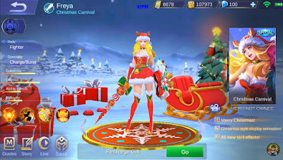Skin Natal Hero Freya Mobile Legends Skin Natal Hero Freya Mobile Legends