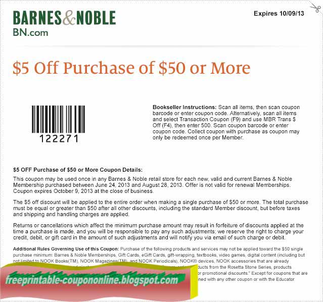 barnesandnoble coupons 2019