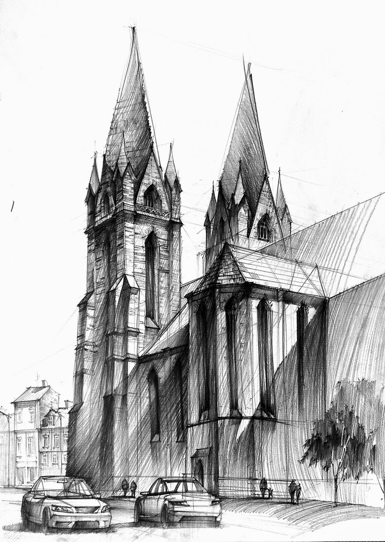 22-Imaginary-Cathedral-Łukasz-Gać-DOMIN-Poznan-Architectural-Drawings-of-Historic-Buildings-www-designstack-co