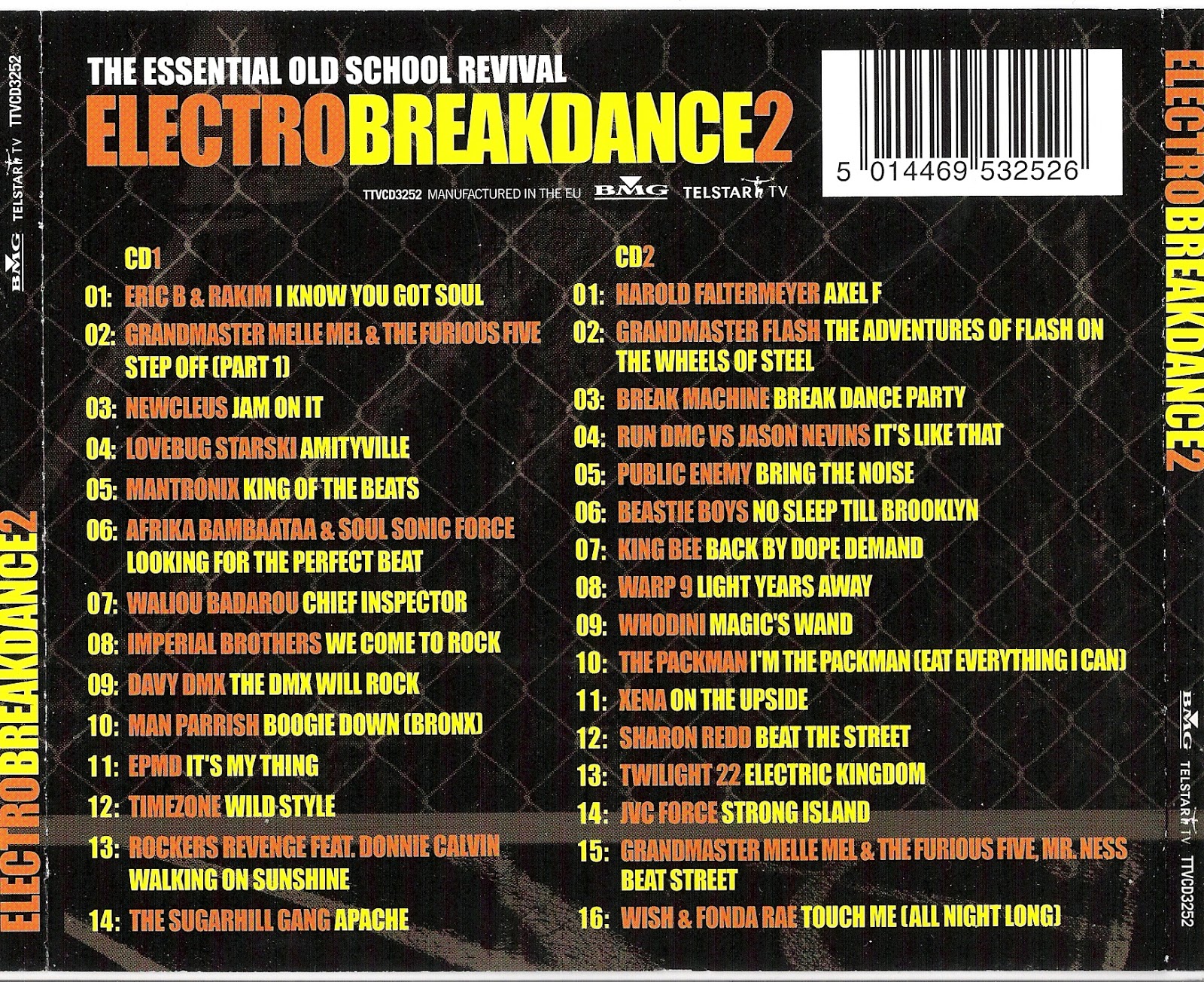 VA - Electro Breakdance Vol. 2 - The Essential Old School Revival [320]2002 Back