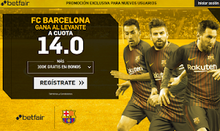 betfair supercuota Barcelona gana al Levante 7 enero betfair supercuota Barcelona gana al Levante 7 enero