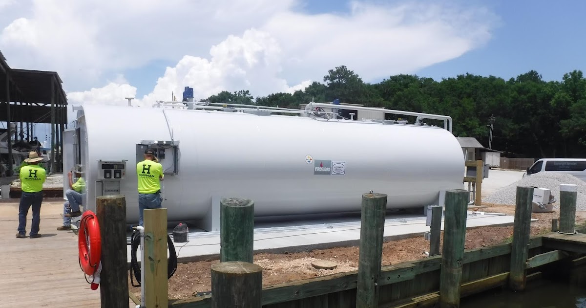 Updated New Municipal Marina Tanks Installation Underway