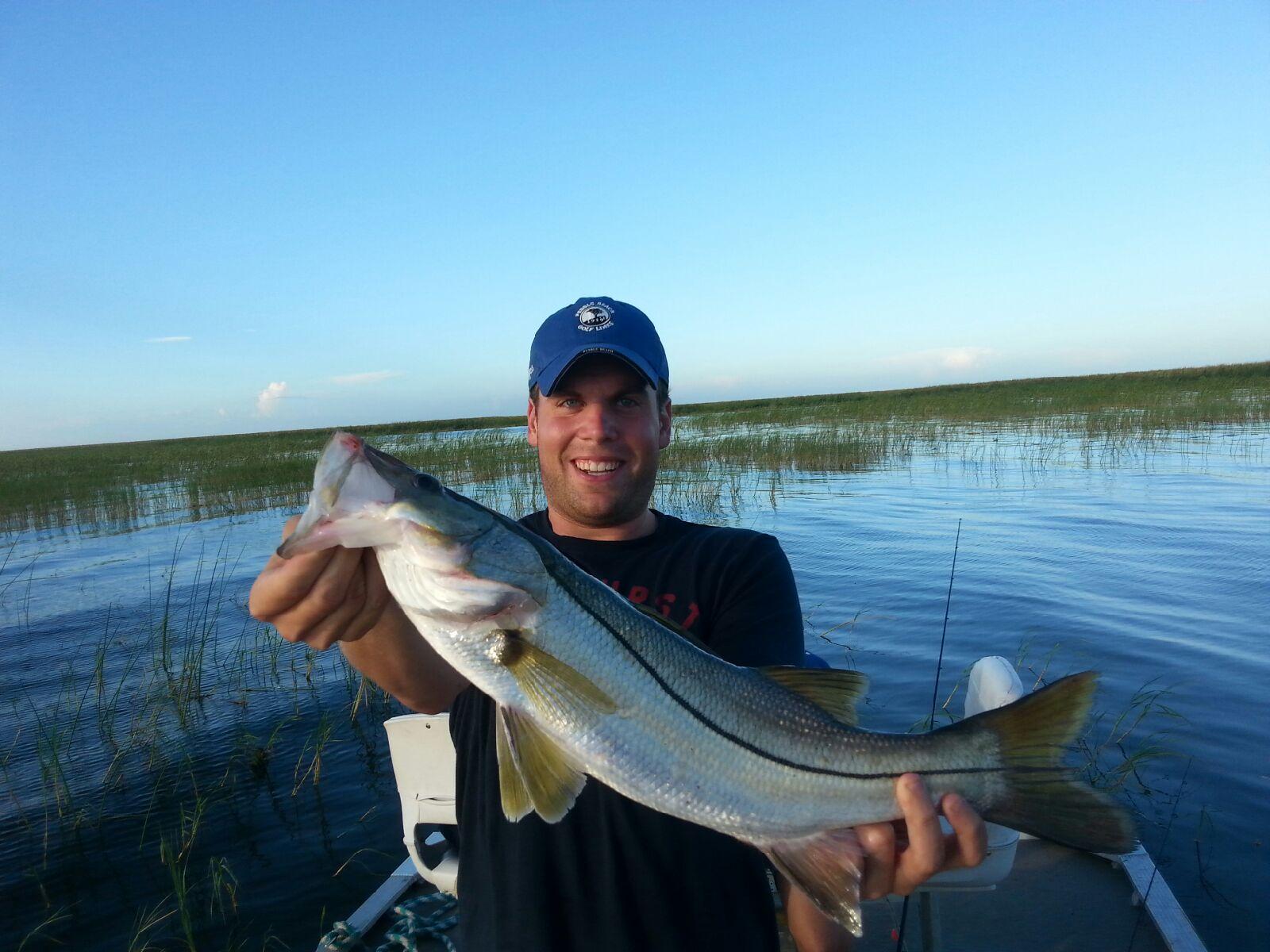 Guess who's eating your shiner? Lake Okeechobee Bass Fishing