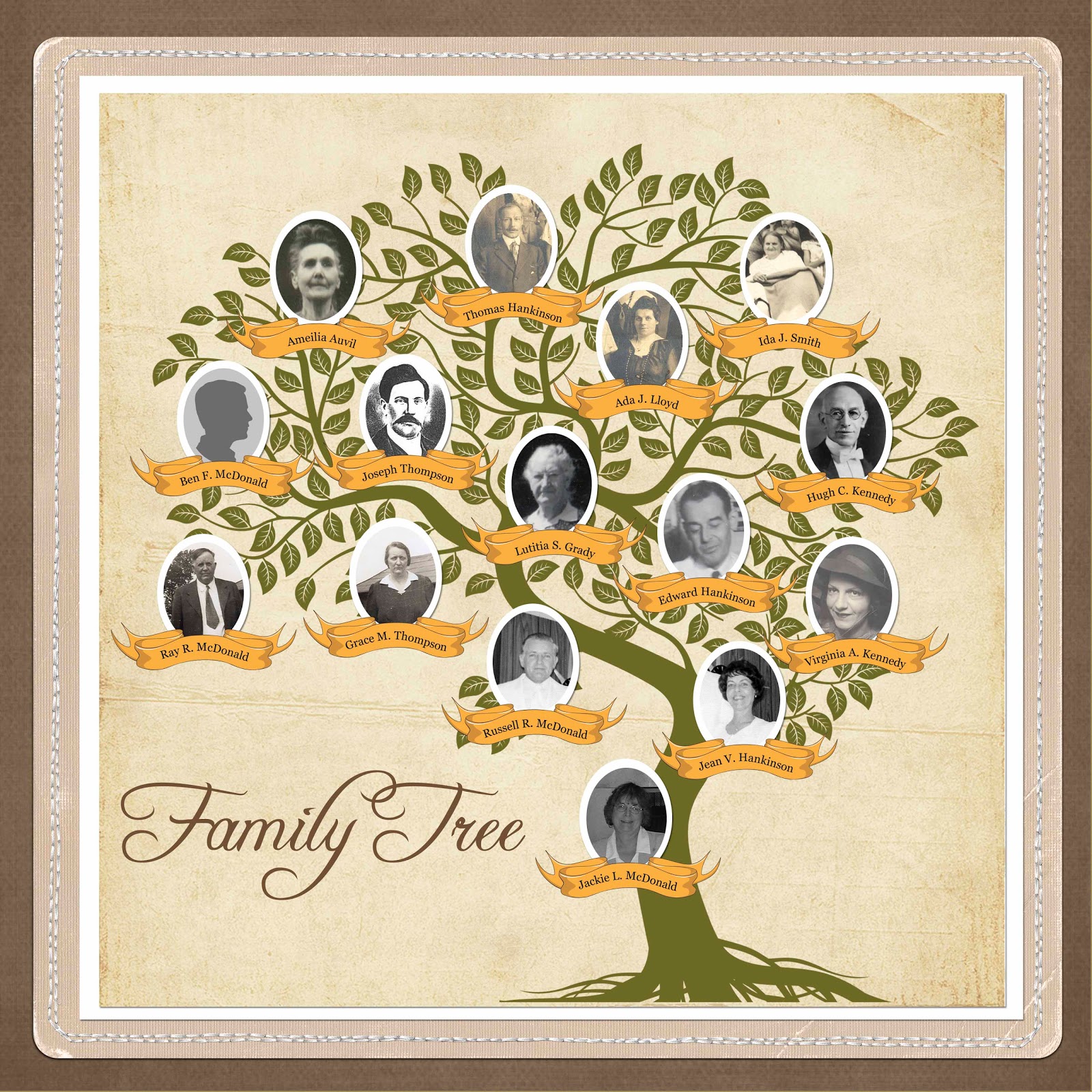 Family History Scrapbooking Sunday: Family Tree