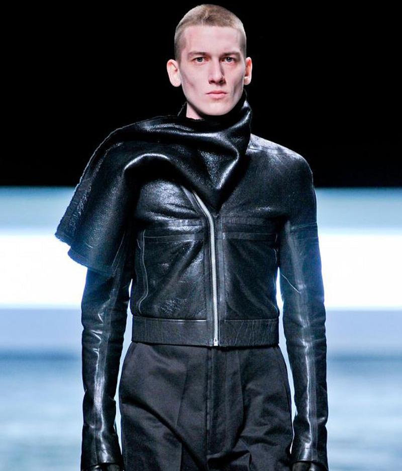 Fashion & Lifestyle: Rick Owens Leather Jackets Fall 2012 Menswear