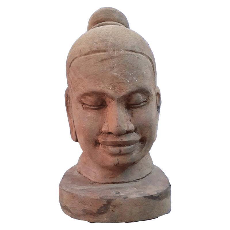 Buddha Head Pursat Sculpture