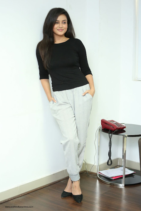 Mishti Chakraborty stills at Babu Baga Busy movie interview