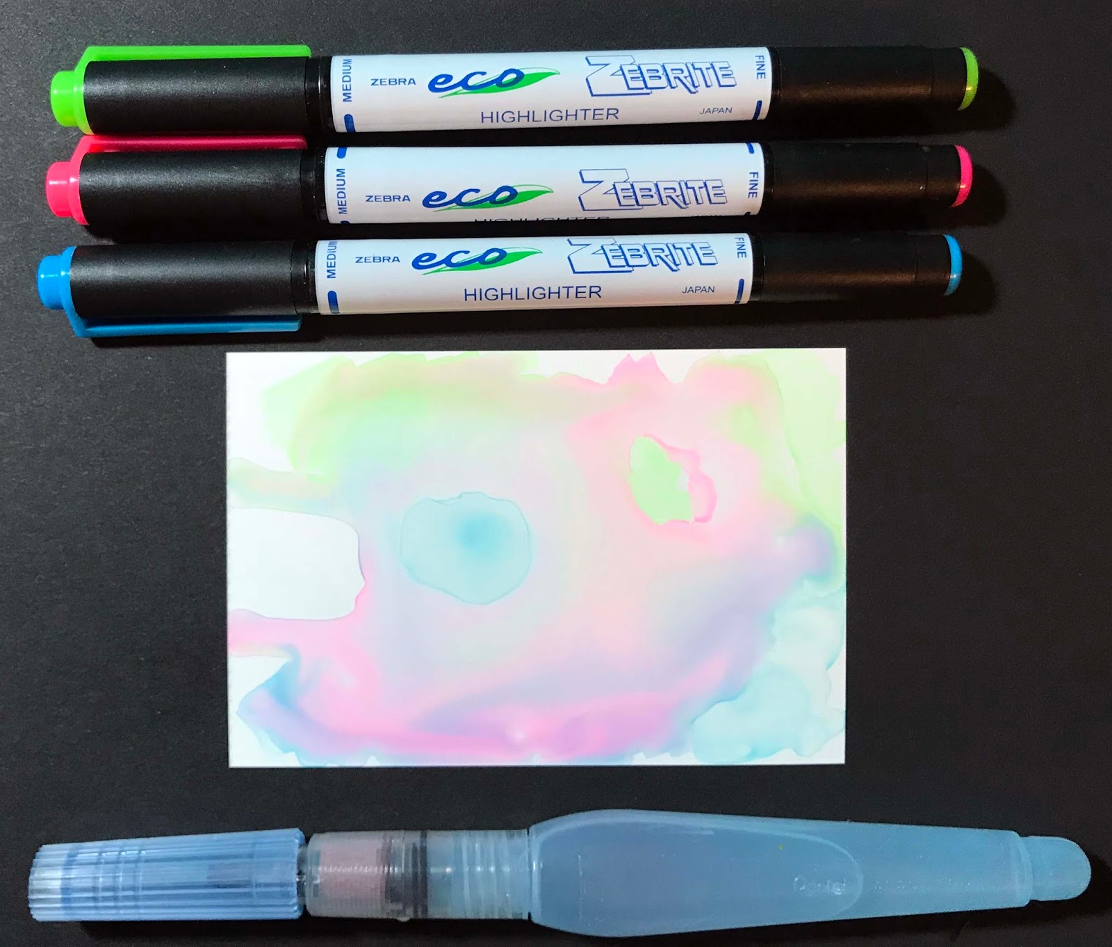 Zebra Highlighters and Yupo Paper zebrapen Alice Hendon